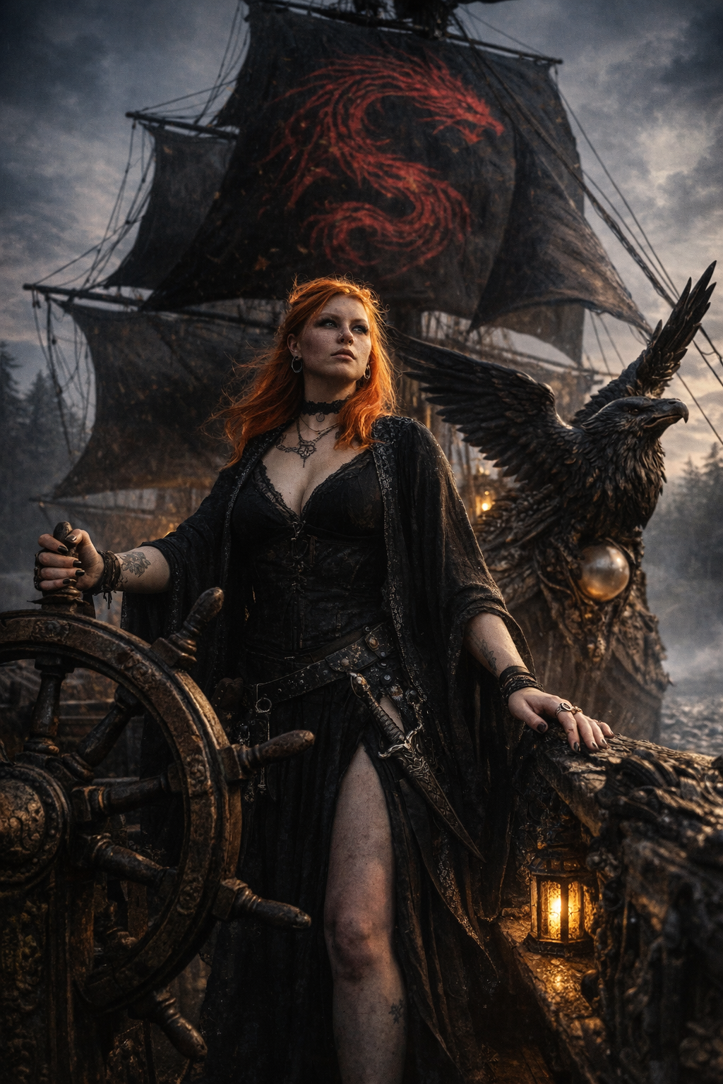 Die Piratenhexe und ihr Schiff